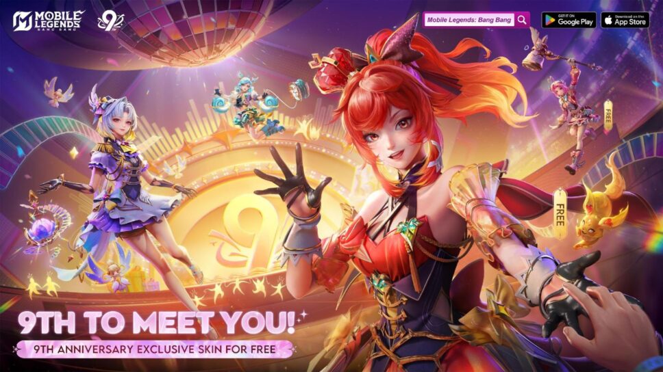MLBB celebrates 9th anniversary with festival event, P.ACE skins cover image