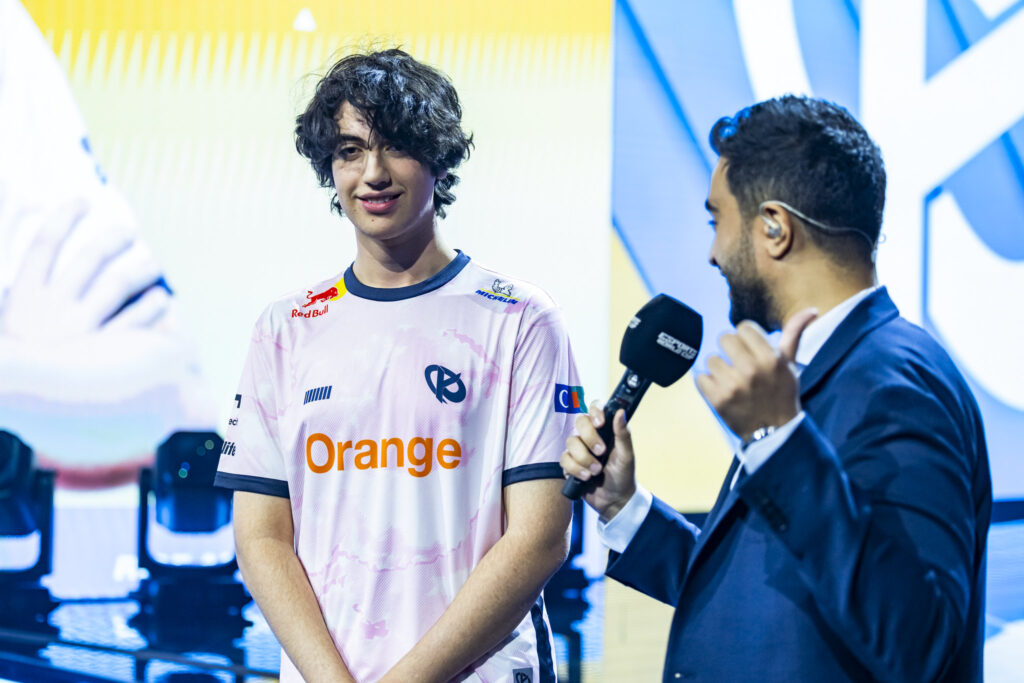 dralii as part of Karmine Corp at the Esports World Cup 2025 (Photo via EWC | Viola Schuldner)