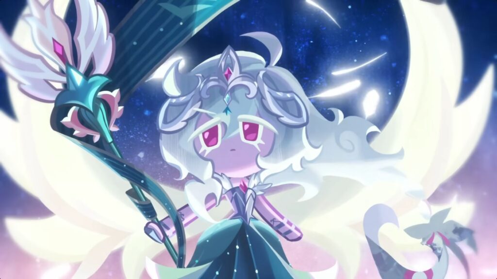 Awakened form of White Lily Cookie (Image via Devsisters)