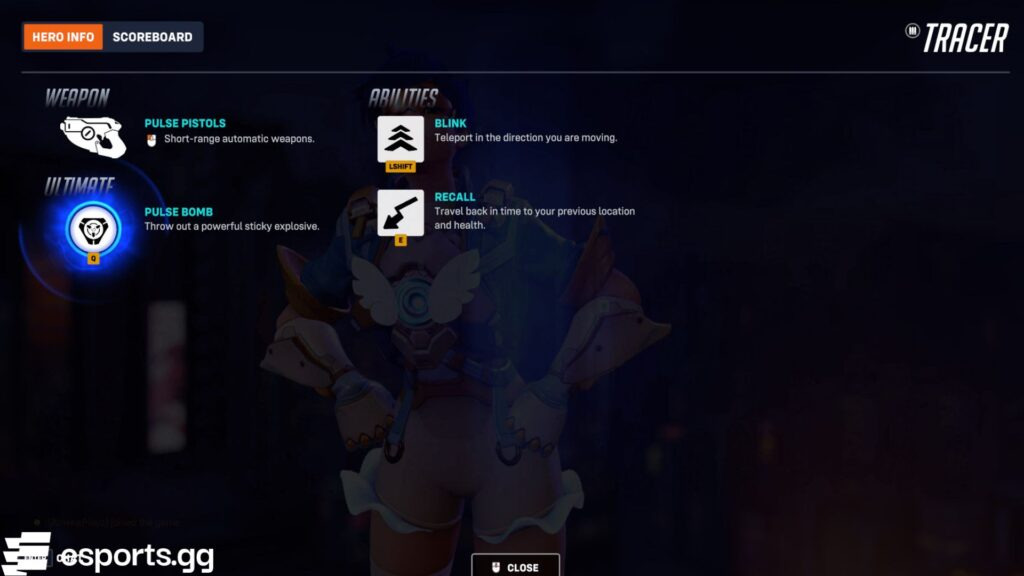 Tracer (Screenshot via esports.gg)