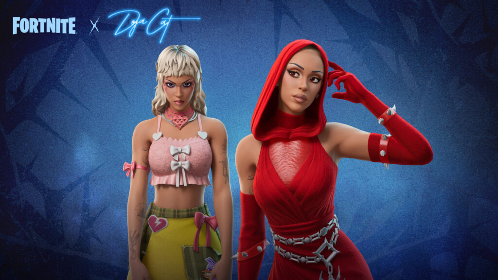 Doja Cat Icon Series skin and Mother of Thorns skin (Image via Epic Games)