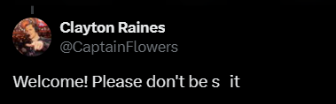 Thanks, CaptainFlowers.