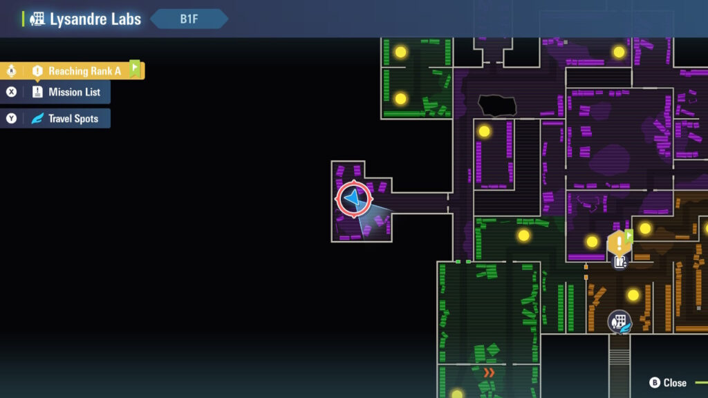 Beldum's location in Lysandre Labs. Screenshot by esports.gg