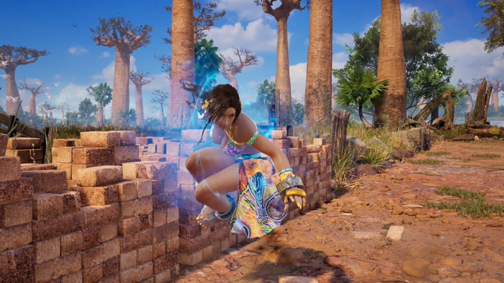 Miary Zo will interact with stage walls unlike any other character (Image via Bandai Namco)