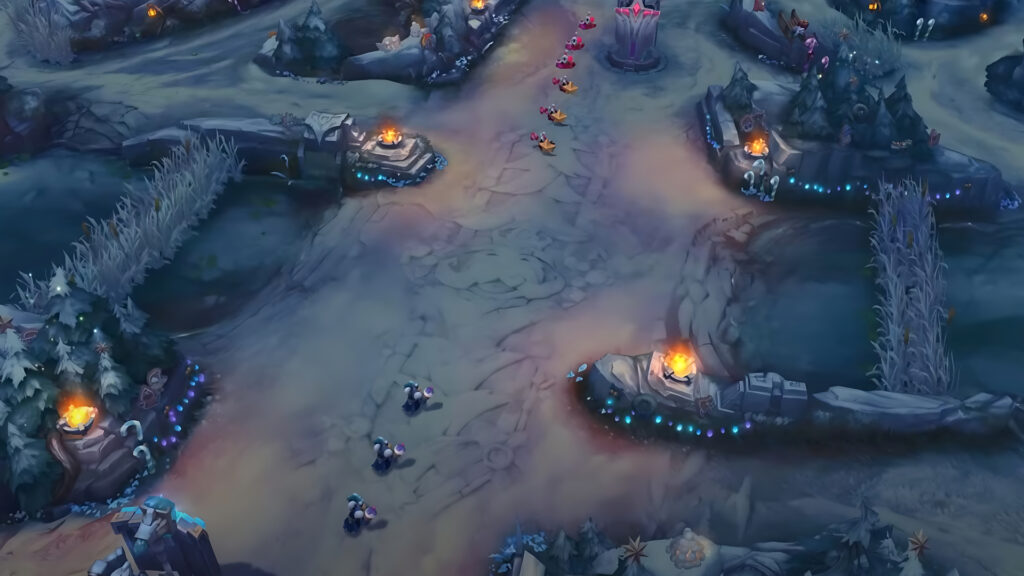 Winter map mid lane details (Image by Riot Games)
