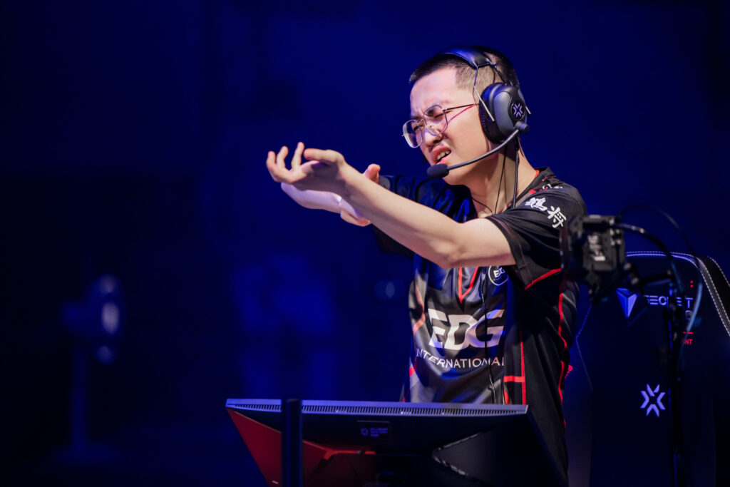 ZmjjKK in Masters Tokyo 2023 (Photo by Colin Young-Wolff/Riot Games)