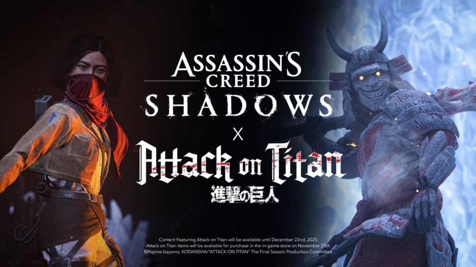 Mikasa Ackerman is coming to Assassin’s Creed Shadows in new Attack on Titan collaboration cover image
