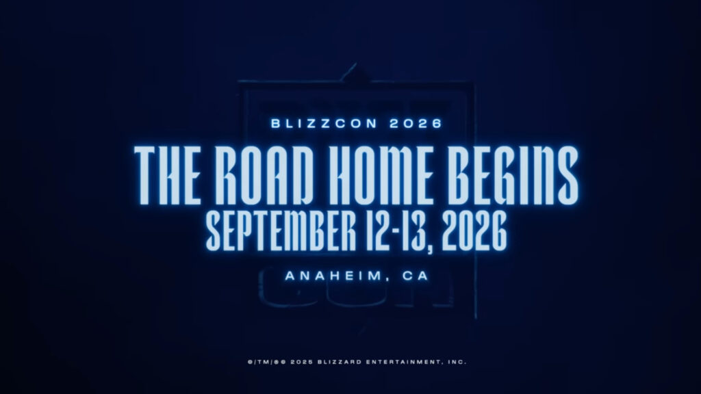 BlizzCon 2026 date and location (Image via Blizzard Entertainment)