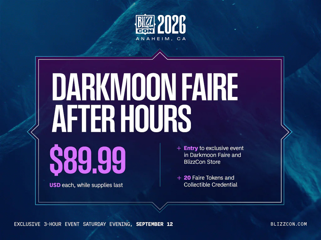 Darkmoon Faire After Hours information (Image via Blizzard Entertainment)