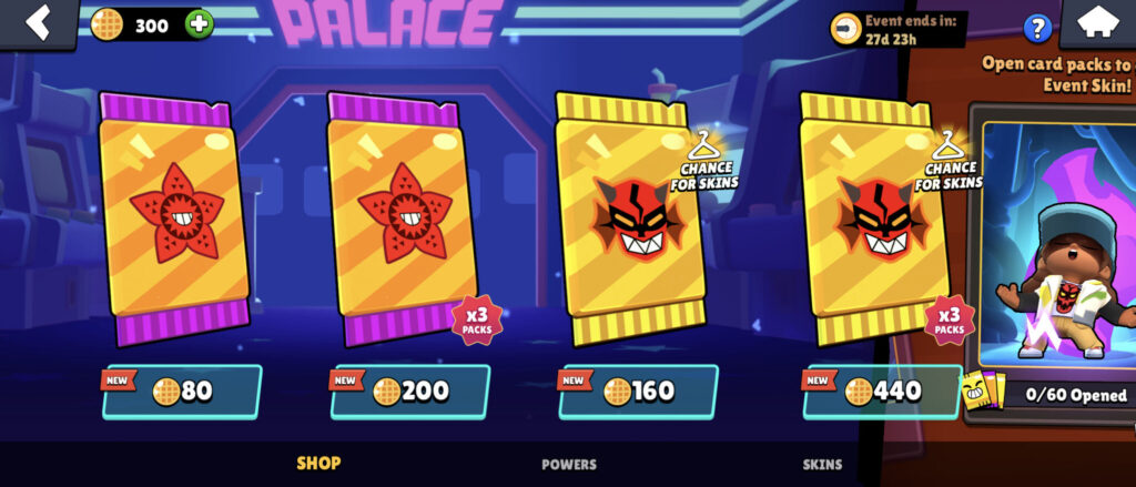 Card Packs in the event shop (Image via esports.gg)
