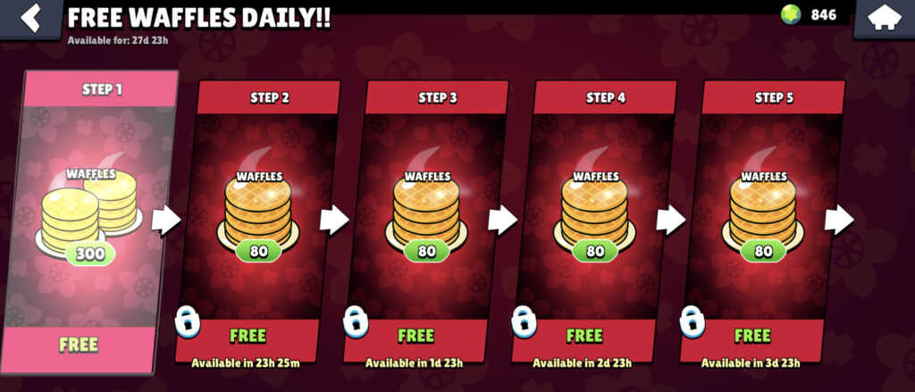 Free waffles daily (Image via esports.gg)