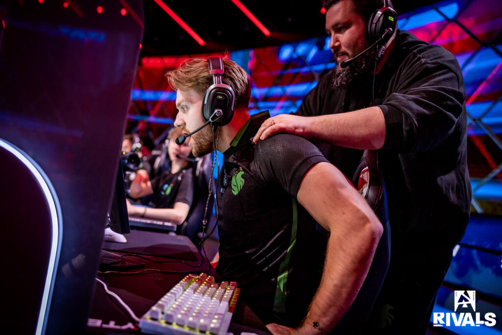 Team Falcons lost a five-game grand final to Vitality at BLAST Rivals Spring 2025 (Photo via BLAST | Stephanie Lindgren)