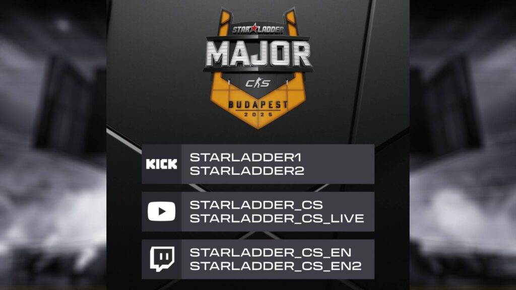 Streams info (Image via StarLadder)