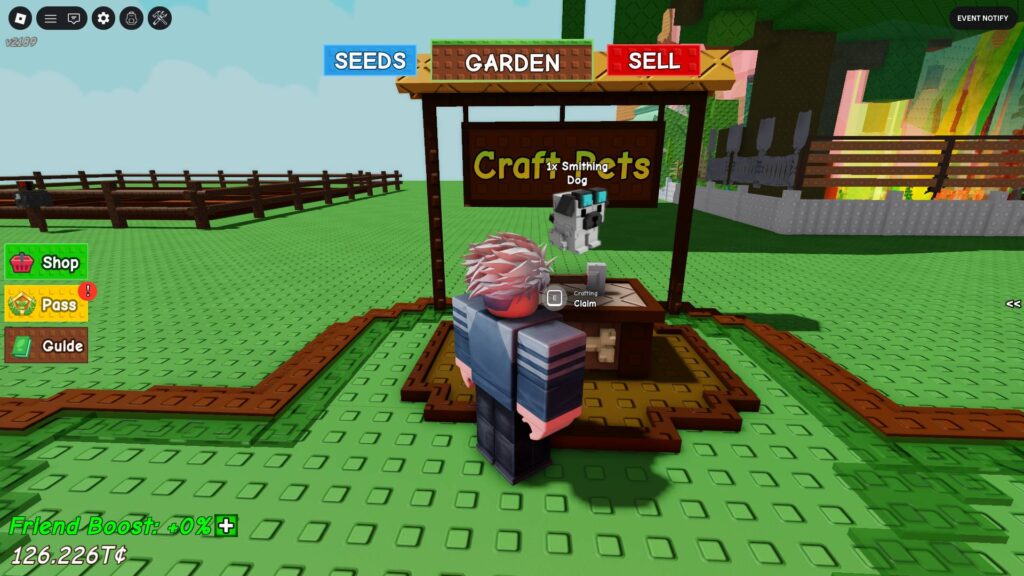 A Smithing Dog pet from the Pet Crafting station (Screenshot via esports.gg)