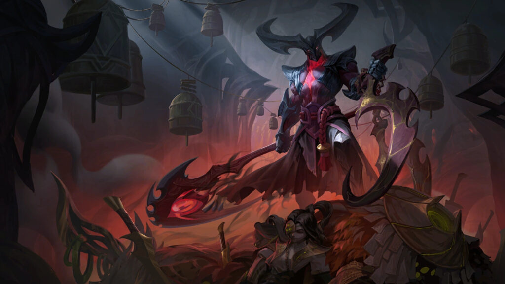 Rhaast, Varus, and Xolaani are among the Darkin who were sealed away (Image via Riot Games)