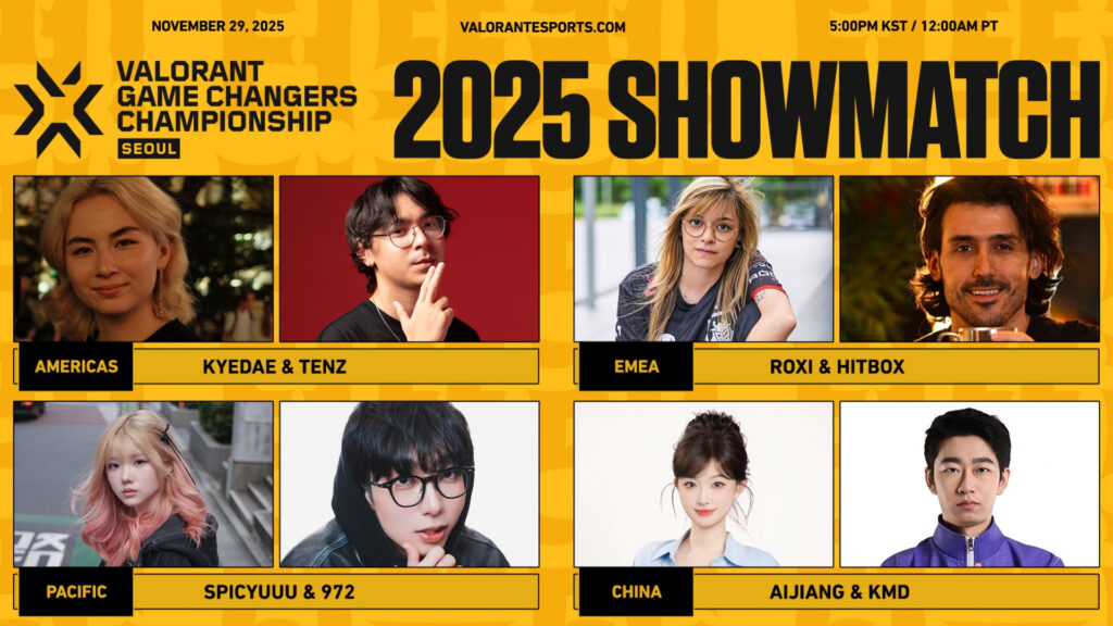 Game Changers 2025 showmatch