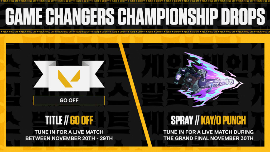 Game Changers Championship 2025 drops (Image by Riot Games)