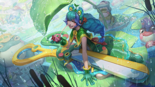 Gwen and Tristana shine in new Rain Shepherd skin line preview image