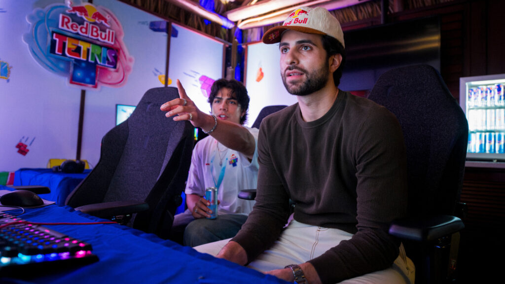 SypherPK playing at the Red Bull Tetris USA National Final (Image via Todd Gutierrez | Red Bull Content Pool)