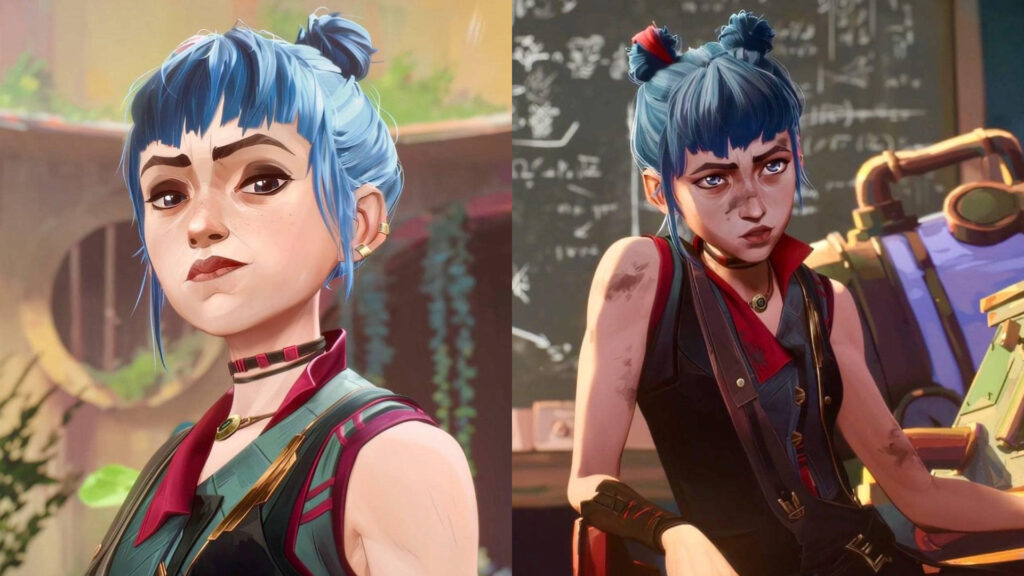Jinx in the alternate universe (Image via Riot Games and Netflix)