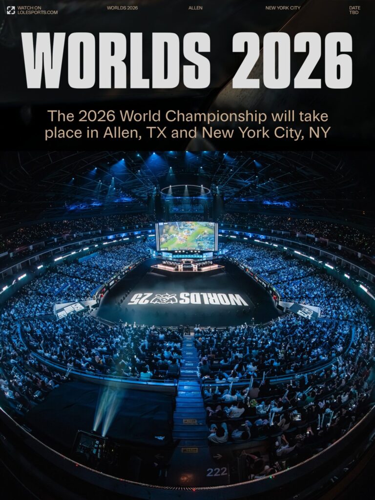 LoL Worlds 2026 locations (Image via Riot Games)