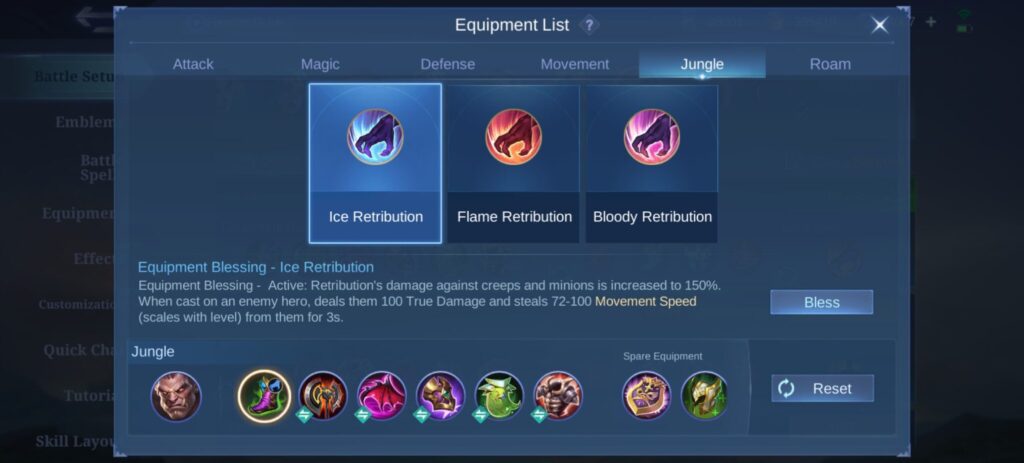 MLBB Balmond Revamp Item Build