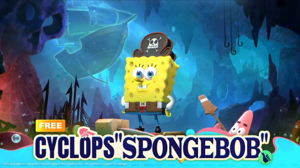 MLBB x SpongeBob - Free Cyclops SpongeBob Skin