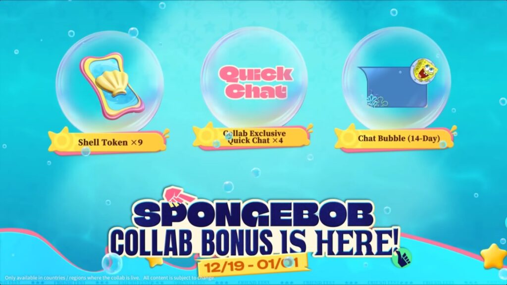 MLBB x SpongeBob - SpongeBob Collab Bonus