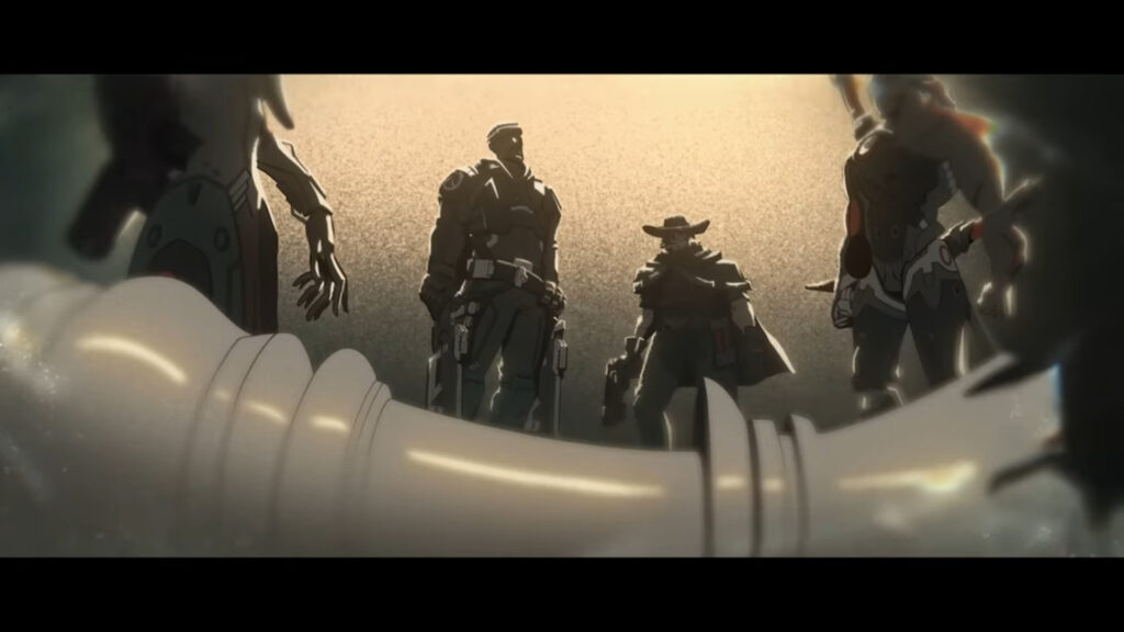 Blackwatch in the Hero 45 Vendetta trailer (Image via Blizzard Entertainment)
