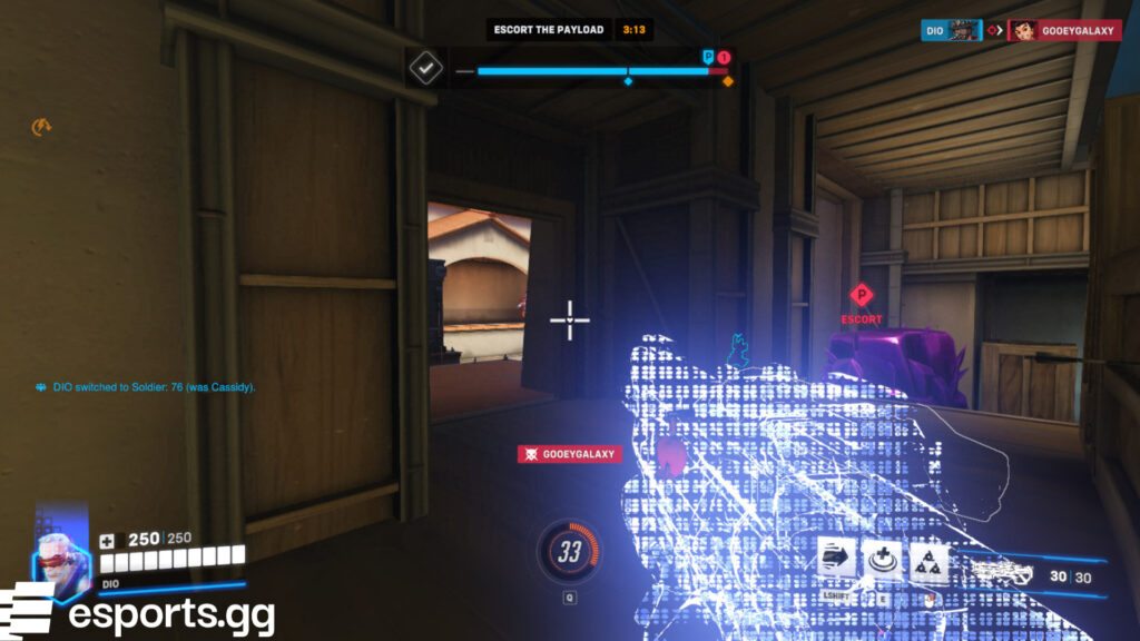 Eliminating an enemy hero swaps your hero immediately (Screenshot via esports.gg)