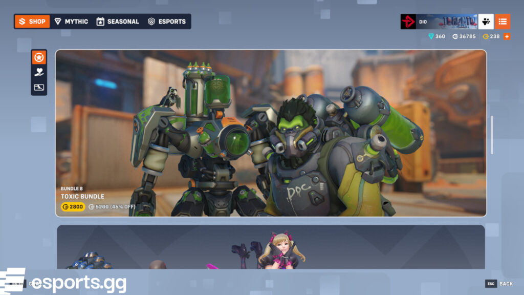 Toxic skins (Screenshot via esports.gg)