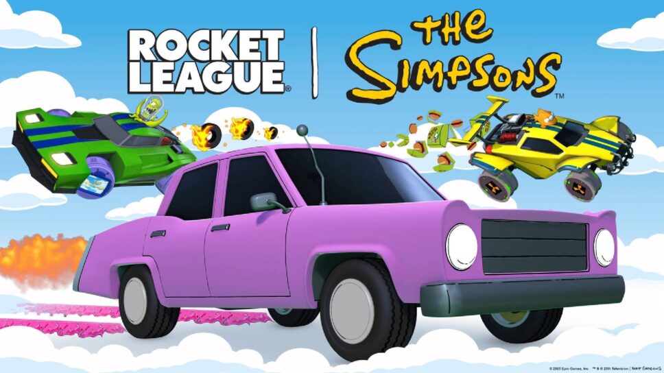 The Simpsons items in Rocket League are awesome, even the free ones cover image