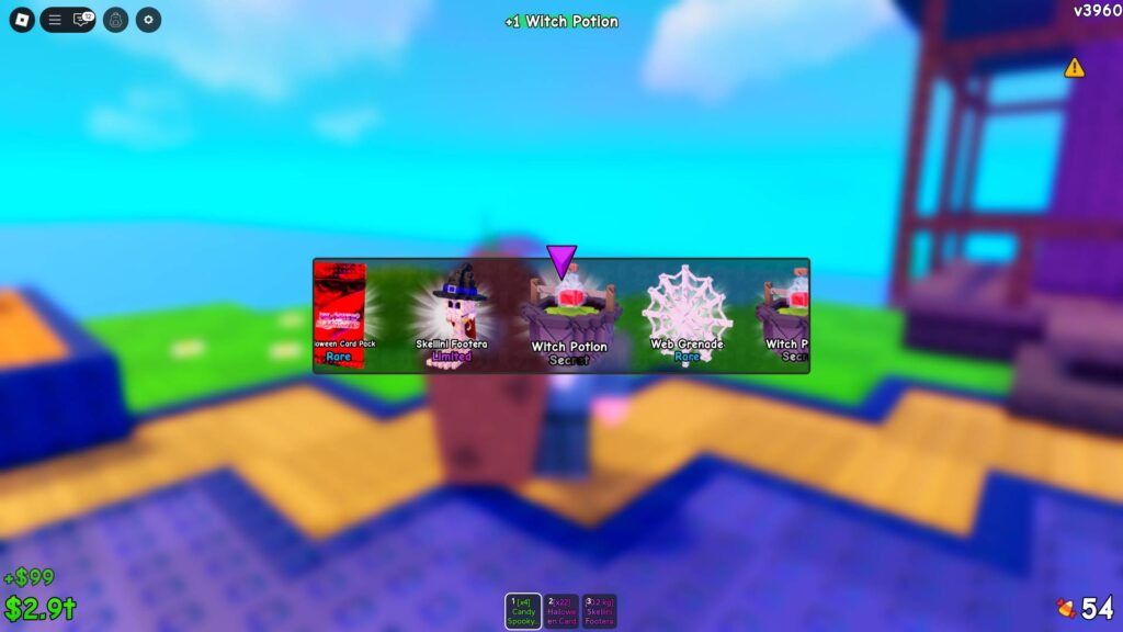 Getting a Witch Potion is a matter of luck (Screenshot via esports.gg)