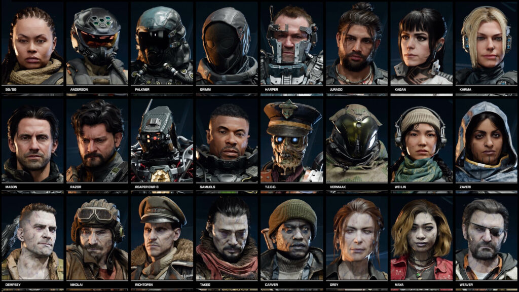 All of the Operators in Black Ops 7. Image via Activision