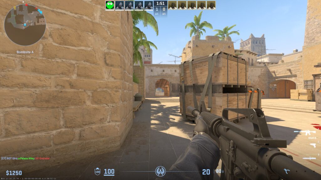 Practice with molodoy’s crosshair settings (Image via esports.gg)