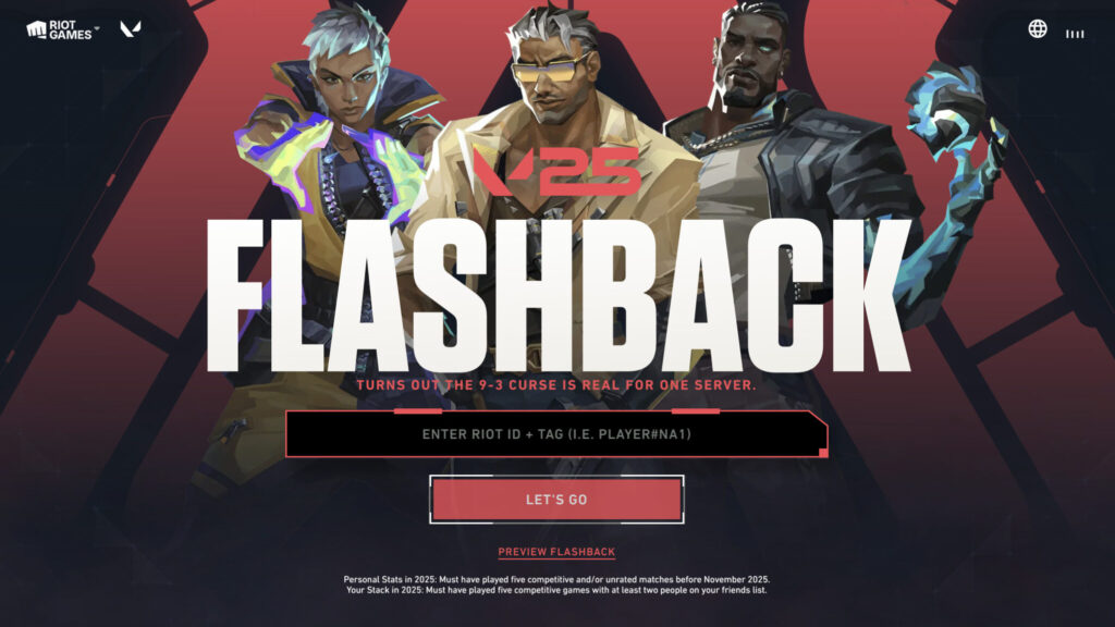 Recap your year with Flashback. (Screenshot via esports.gg)
