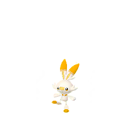 Shiny Scorbunny sprite in Pokémon GO